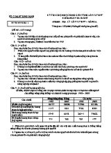 Đề thi chọn học sinh giỏi Địa lí lớp 12 - Năm học 2016-2017 - Sở GD & ĐT Bình Định
